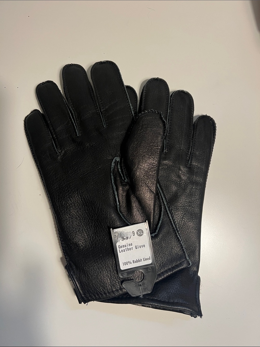 Wilson’s leather rabbit fur lined gloves XL NWT